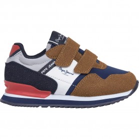 маратонки,мъжки,маратонки,дамски,маратонки,pepe,jeans,london,berg,trainers,blue,(toffee,brown)