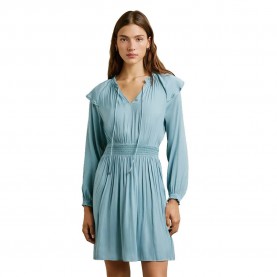 рокля,дамски,поли,и,рокли,pepe,jeans,lotty,long,sleeve,dress,soho,blue,(blue)
