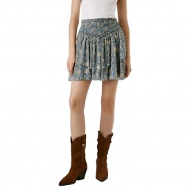 пола,дамски,поли,и,рокли,pepe,jeans,lula,short,skirt,blue