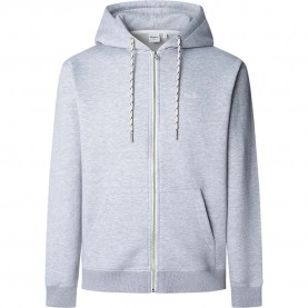 Блуза Pepe jeans Macbeth Melange full zip sweatshirt - Grey (Marl Grey) блуза,мъжки,пуловери,pepe,jeans,macbeth,melange,full,zip,sweatshirt,grey,(marl,grey)