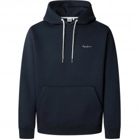 суичър,мъжки,пуловери,pepe,jeans,macbeth,small,logo,plain,hoodie,dulwich,blue,(blue)