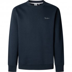 блуза,мъжки,пуловери,pepe,jeans,macbeth,small,logo,plain,sweatshirt,dulwich,blue,(blue)
