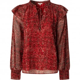 Pepe jeans Mar long sleeve blouse - Red (Royal Red) дамски,блузи,pepe,jeans,mar,long,sleeve,blouse,red,(royal,red)