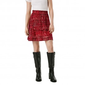 Пола Pepe jeans Mariona short skirt - Red (Royal Red) пола,дамски,поли,и,рокли,pepe,jeans,mariona,short,skirt,red,(royal,red)