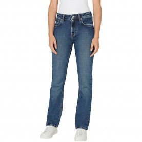 Pepe jeans Mary Straight jeans - Blue (Denim 5AA) дамски,панталони,pepe,jeans,mary,straight,jeans,blue,(denim,5aa)