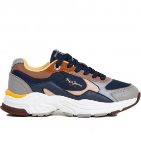 Маратонки Pepe jeans Mave Bay trainers - Blue (Marl Grey) маратонки,мъжки,маратонки,дамски,маратонки,pepe,jeans,mave,bay,trainers,blue,(marl,grey)