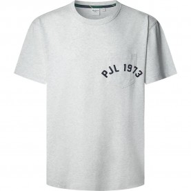 тениска,мъжки,тениски,pepe,jeans,maverick,pocket,short,sleeve,t,shirt,light,grey,marl,(grey)