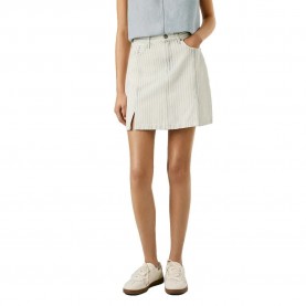 пола,дамски,поли,и,рокли,pepe,jeans,mini,menta,high,waist,short,denim,skirt,denim,(white)