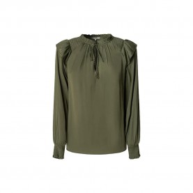 риза,с,дълъг,ръкав,дамски,блузи,дамски,ризи,pepe,jeans,miriam,long,sleeve,shirt,green,(khaki,green)