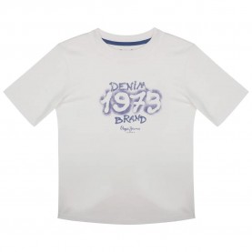 тениска,детски,тениски,pepe,jeans,nelton,short,sleeve,t,shirt,white
