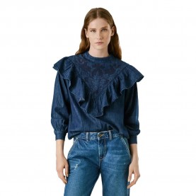 риза,с,дълъг,ръкав,дамски,блузи,дамски,ризи,pepe,jeans,noella,denim,long,sleeve,shirt,denim,(blue)