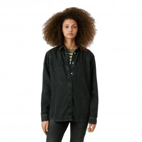 риза,с,дълъг,ръкав,дамски,блузи,дамски,ризи,pepe,jeans,odile,denim,long,sleeve,shirt,black,(denim,black)