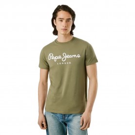 тениска,мъжки,тениски,pepe,jeans,original,stretch,n,short,sleeve,t,shirt,military,green,(green)