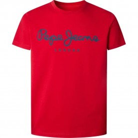 тениска,мъжки,тениски,pepe,jeans,original,stretch,n,short,sleeve,t,shirt,rugby,red,(red)