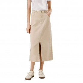 пола,дамски,поли,и,рокли,pepe,jeans,saura,long,skirt,stone,beige,(beige)