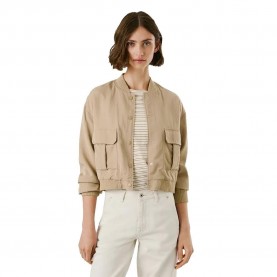 Яке Pepe jeans Selma jacket - Beige (Stone Beige) яке,мъжки,якета,дамски,якета,и,палта,pepe,jeans,selma,jacket,beige,(stone,beige)
