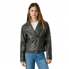 яке,дамски,якета,и,палта,pepe,jeans,stacy,leather,jacket,grey,(black)