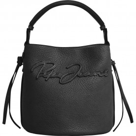 чанта,всички,чанти,pepe,jeans,taylor,script,handbag,black,(black)
