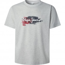 тениска,мъжки,тениски,pepe,jeans,trey,short,sleeve,t,shirt,light,grey,marl,(grey)