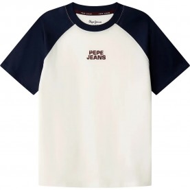 тениска,детски,тениски,pepe,jeans,vanner,short,sleeve,t,shirt,white,(antique,white)