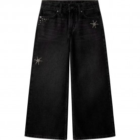 детски,панталони,pepe,jeans,wide,leg,fs,lexy,studs,high,waist,jeans,black,(denim,black,9a1)