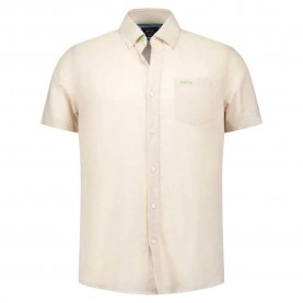 риза,с,къс,ръкав,мъжки,ризи,nza,new,zealand,clayton,25cn506s,short,sleeve,shirt,light,cream,(beige)