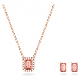 бижутерия,swarovski,5620548,necklace,golden,(pink)