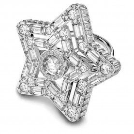 бижутерия,swarovski,5626370,ring,silver,(grey)