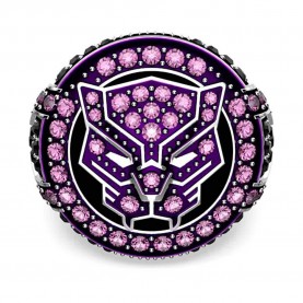бижутерия,swarovski,5663351,ring,purple,(black)