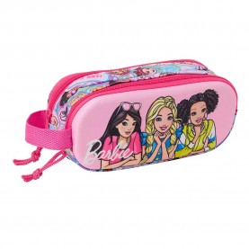 канцеларски,принадлежности,safta,barbie,3d,pencil,case,pink,(multicolor)