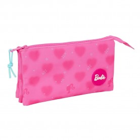канцеларски,принадлежности,safta,barbie,triple,pencil,case,pink,(multicolor)
