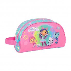 канцеларски,принадлежности,safta,gabby´s,dollhouse,confetti,beauty,pencil,case,pink,(multicolor)
