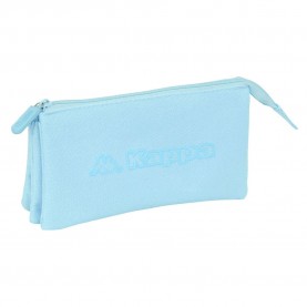 канцеларски,принадлежности,safta,kappa,basics,triple,pencil,case,blue,(celest)