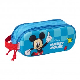 канцеларски,принадлежности,safta,mickey,mouse,3d,pencil,case,blue,(multicolor)