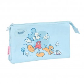 канцеларски,принадлежности,safta,mickey,mouse,baby,triple,pencil,case,blue,(multicolor)