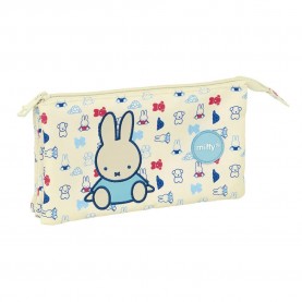 канцеларски,принадлежности,safta,miffy,buddy,triple,pencil,case,beige,(multicolor)