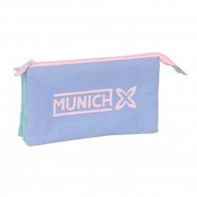 канцеларски,принадлежности,safta,munich,mellow,triple,pencil,case,blue,(multicolor)