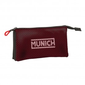 канцеларски,принадлежности,safta,munich,vulcan,triple,pencil,case,red,(multicolor)