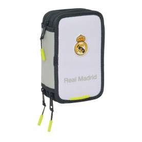 канцеларски,принадлежности,safta,real,madrid,25,26,pencil,case,37,pieces,multicolor,(white)