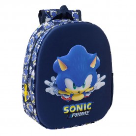 Раница Safta 612595890 Sonic City 3D 8.64L 32x43x14 cm backpack - Blue (Multicolor) раница,раници,safta,612595890,sonic,city,3d,8.64l,32x43x14,cm,backpack,blue,(multicolor)
