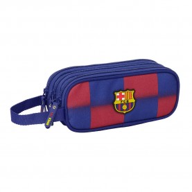 канцеларски,принадлежности,safta,fc,barcelona,home,kit,25,26,triple,pencil,case,multicolor,(blue)