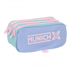 канцеларски,принадлежности,safta,munich,mellow,big,triple,pencil,case,blue,(multicolor)