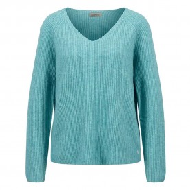 блуза,дамски,пуловери,дамски,плетени,дрехи,fynch,hatton,melange,rws,v,neck,sweater,green