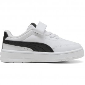 Маратонки Puma Court Classic Clean Ac+ Inf trainers - White (White / Black) маратонки,мъжки,маратонки,дамски,маратонки,puma,court,classic,clean,ac+,inf,trainers,white,(white,black)