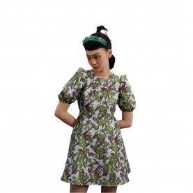 рокля,дамски,поли,и,рокли,lily,colorful,short,sleeve,long,dress,green