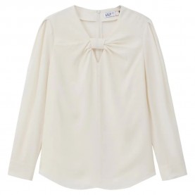риза,с,дълъг,ръкав,дамски,блузи,дамски,ризи,lily,chic,twisted,long,sleeve,shirt,white