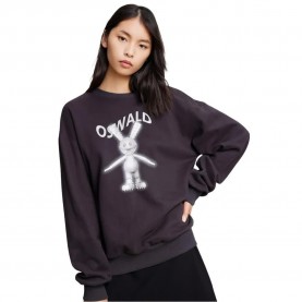 поларена,блуза,дамски,блузи,lily,fun,thickened,fleece,sweatshirt,charcoal,gray,(purple)
