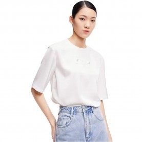 тениска,дамски,тениски,lily,niche,offset,short,sleeve,t,shirt,white