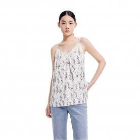 потник,дамски,топове,lily,printed,lace,cami,top,white