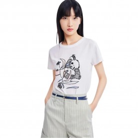 тениска,дамски,тениски,lily,playful,short,sleeve,t,shirt,white